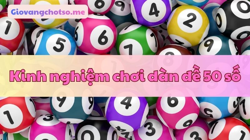 nuôi dàn đề 50 số khung 3 ngày