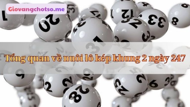 Nuôi lô kép khung 2 ngày 247 bất bại miễn phí chuẩn xác 100