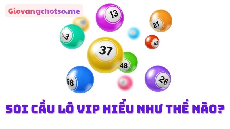 soi cầu lô VIP